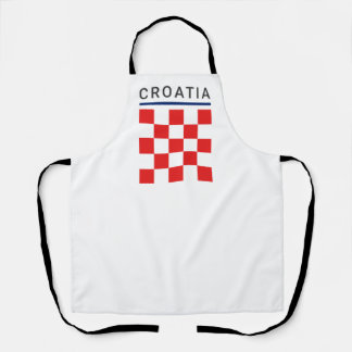 Delantal Tablero de ajedrez de Croacia
