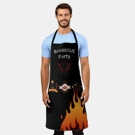 Delantal Tablier de cuisine BBQ Noir griil master, grillade