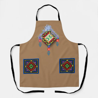 Delantal tablier design hmong paj ntaub
