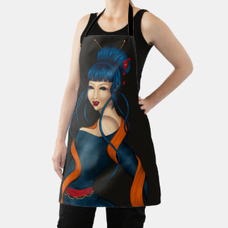 Delantal Tablier imprimé sur toute la surface