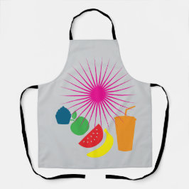 Delantal Tablier imprimé sur toute la surface