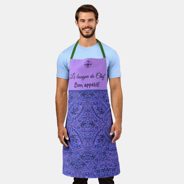 Delantal Tablier Motif Tribal (Gastado)