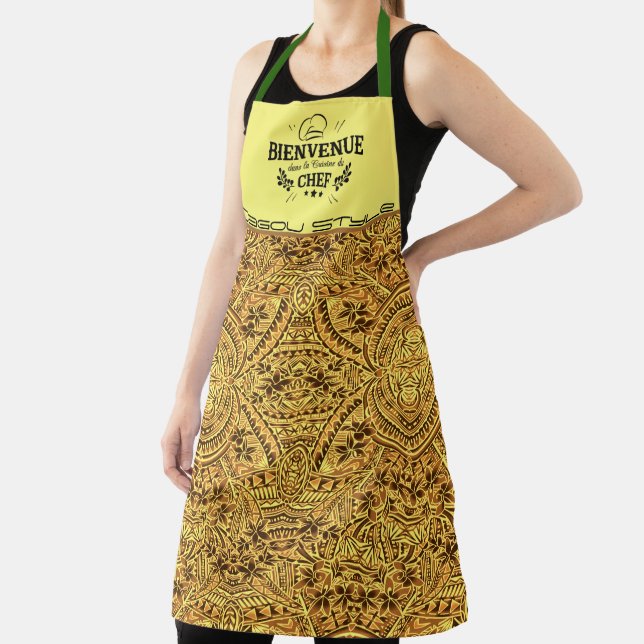 Delantal Tablier Motif Tribal (in situ)