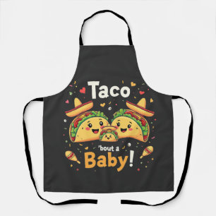 Delantal Taco Bout una Invitación de embarazo infantil