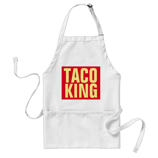 DELANTAL  TACO KING KITCHEN APRON (Frente)