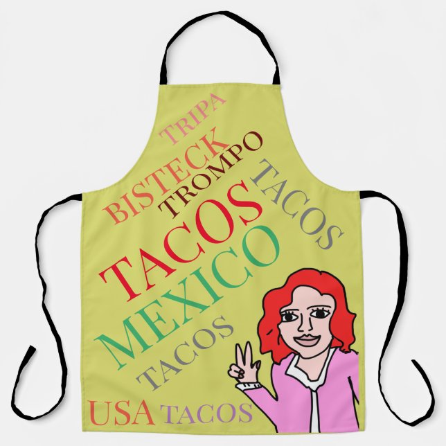 Delantal tacos (Anverso)