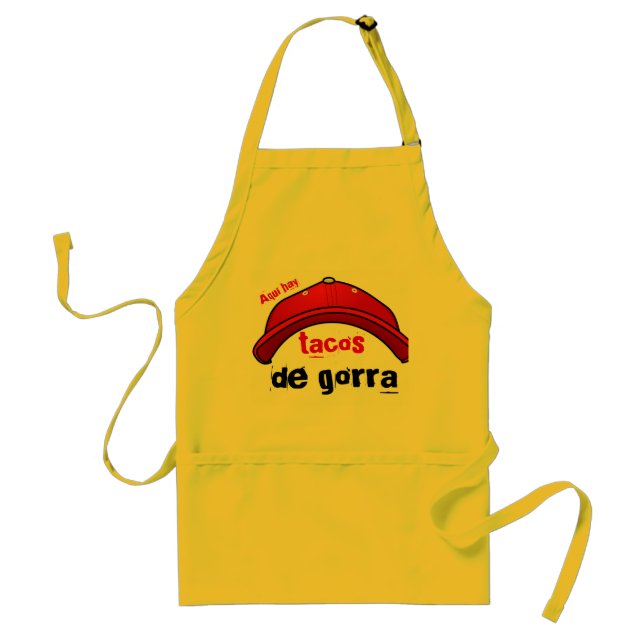 Delantal tacos de gorra apron (Frente)