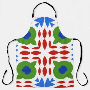 Delantal Talavera mexicana ornamental tradicional. Dibujo d