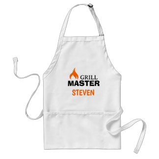 Delantal ¡TAMAÑO! 🍔 Personalizado Grill Master Apron