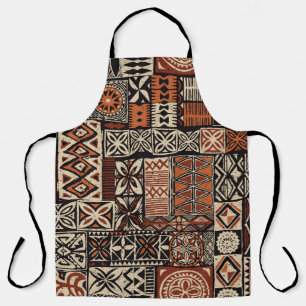 Delantal Tapa hawaiano: Patchwork tribal