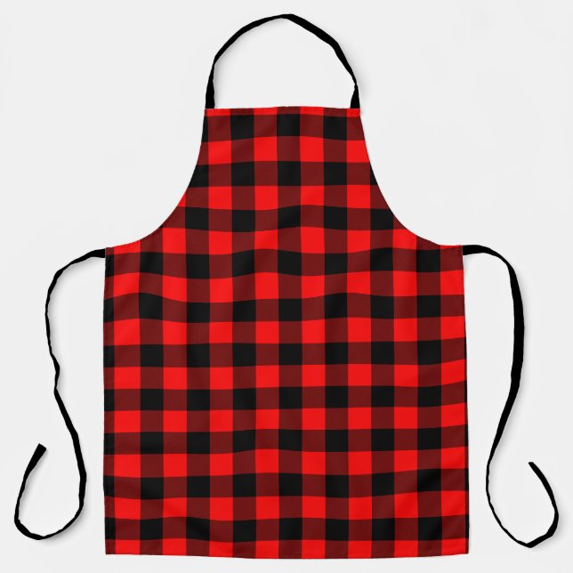 Delantal Tapado de búfalo rojo (Anverso)