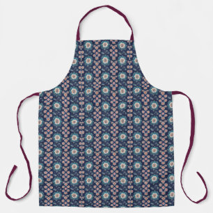 Delantal Tapiz de franja floral de la Marina Boho