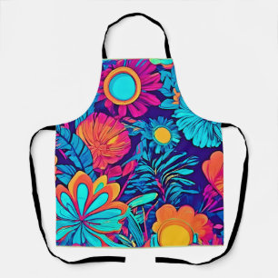 Delantal Tapiz Psicodélico Floral