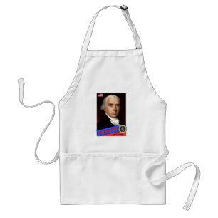 Delantal Tarjeta de béisbol de James Madison