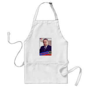 Delantal Tarjeta de béisbol de Lyndon B. Johnson
