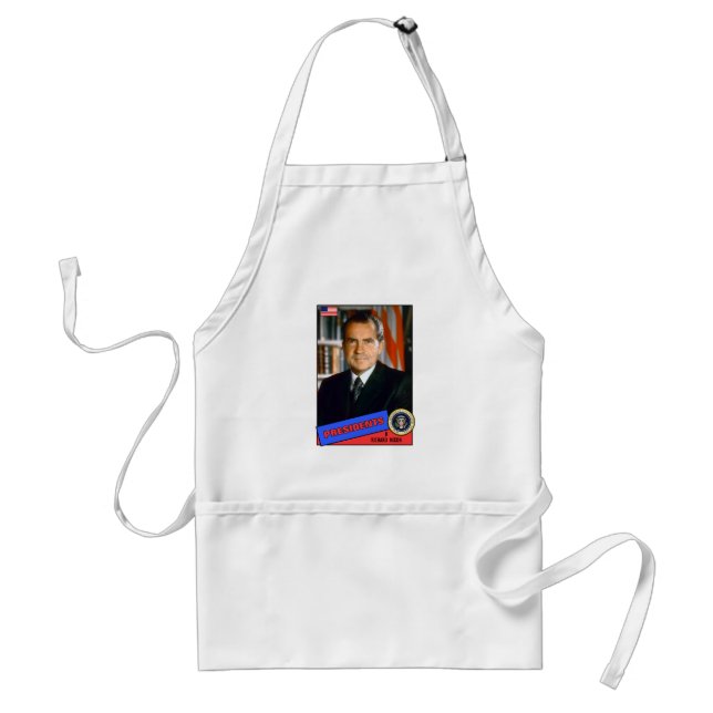 Delantal Tarjeta de béisbol de Richard Nixon (Frente)