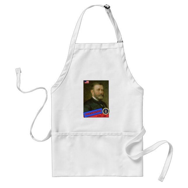 Delantal Tarjeta de béisbol de Ulysses S. Grant (Frente)