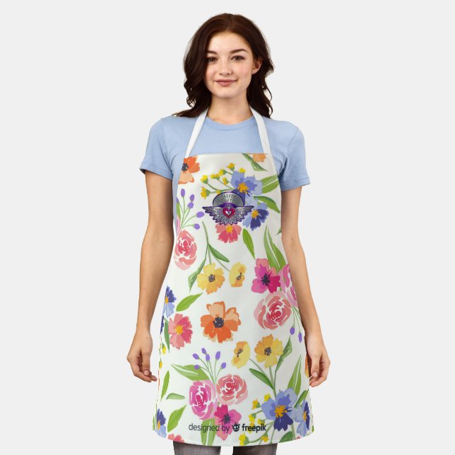 Delantal Tarjeta maestra de Scrapbooker (Gastado)