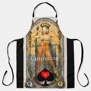 Delantal Tarot Card Queen of Spades Thunder_Cove