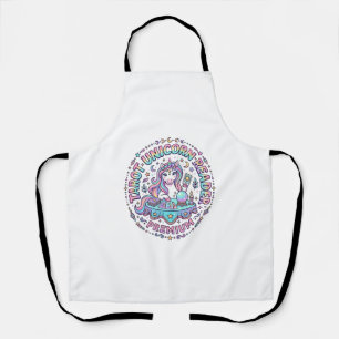 Delantal Tarot de Unicornio Lector de Unicornio Premium Imp