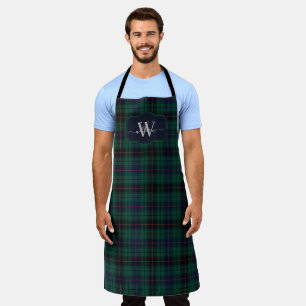 Delantal Tartan Plaid Escocés Tradicional del Clan Davidson