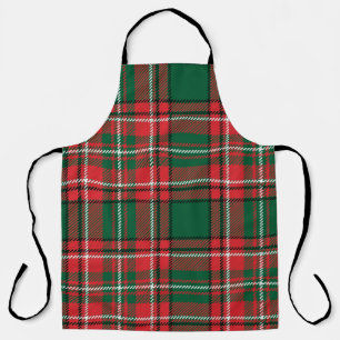 Delantal Tartán tradicional: tónica rojizo-verde de yeso.