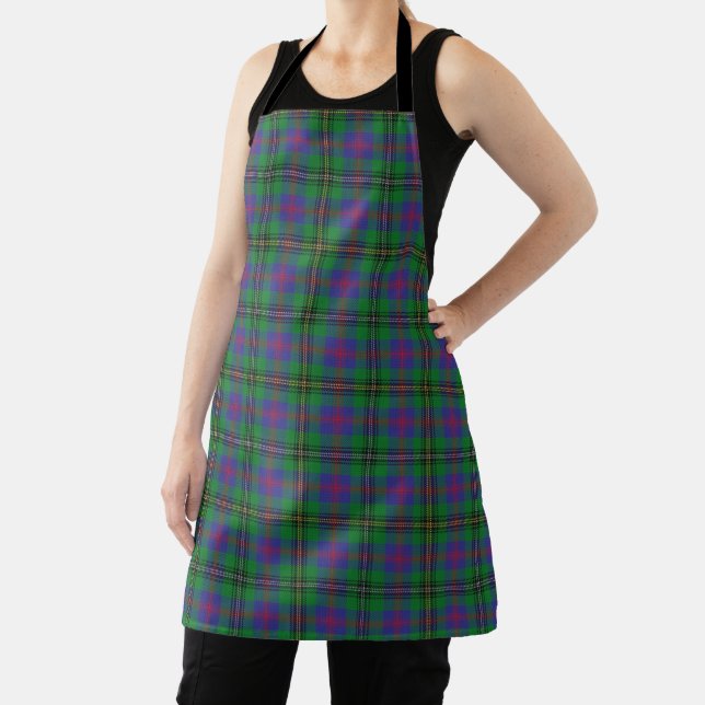 Delantal Taste of Scotland Clan Wood Hunting Tartán (in situ)