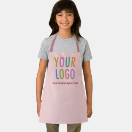 Delantal Taupe Personalizado Rosa Niños Apron Personalizado