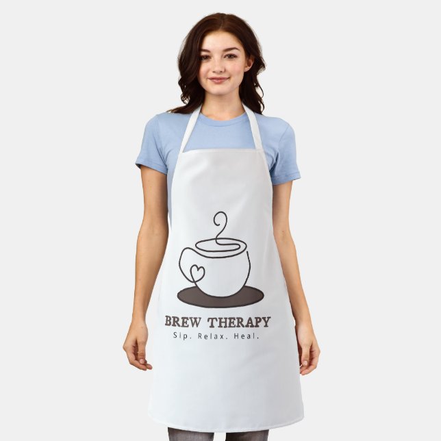 Delantal Taza de café  (Gastado)