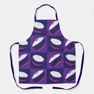Delantal Tazón de cocina azul púrpura Kitchen
