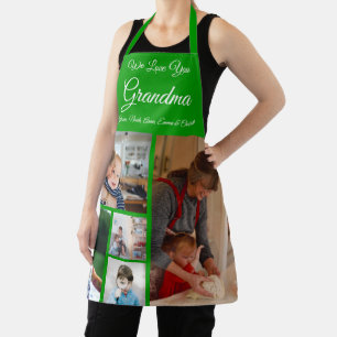 Delantal Te Ama Abuela   Elegante foto verde 5