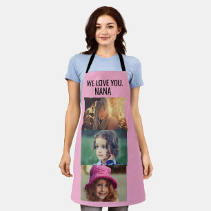 DELANTAL TE AMAMOS NANA FOTO PERSONALIZADA