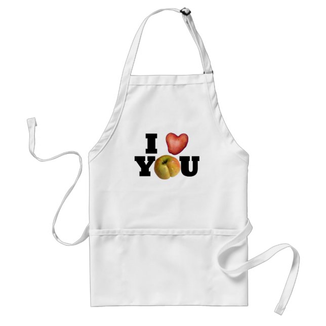 Delantal TE AMO Apron del Día de la Madre (Frente)