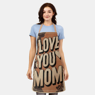 Delantal te amo mamá
