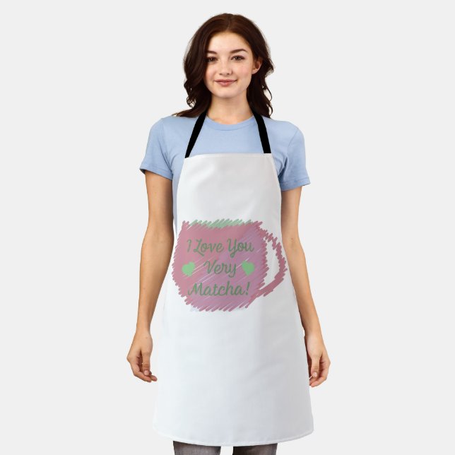 Delantal Te Amo Muy Matcha (Gastado)
