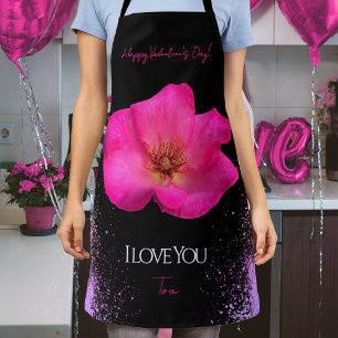 Delantal Te Amo - Rosa - Regalo Personalizado de San Valent