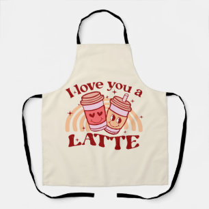 Delantal Te Amo Un Latte