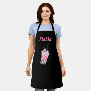 Delantal té de burbuja de té boba