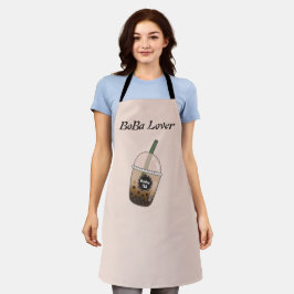 Delantal té de burbuja de té boba