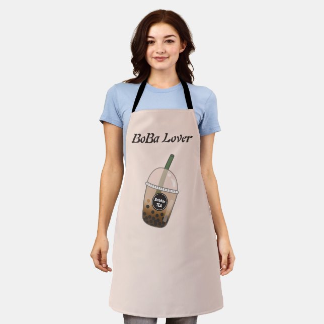 Delantal té de burbuja de té boba (Gastado)