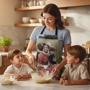 Delantal Te Quiero Mamá Foto Nombres Regalo Cocina