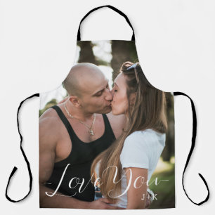Delantal Te quiero, pareja de amor