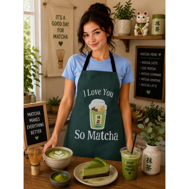 Delantal Té Verde Matcha  (Subido por el creador)