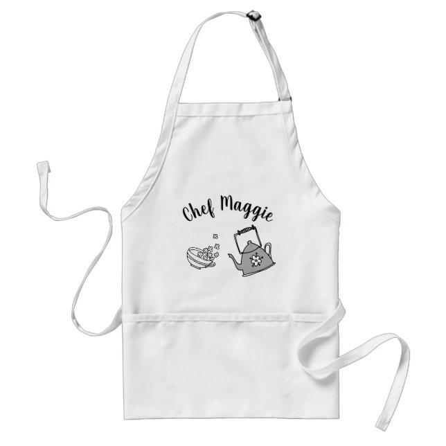 Delantal Tea de Elderflower | Monograma Apron (Frente)