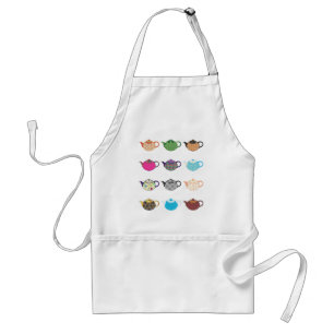 Delantal Tea Kettles multicolor