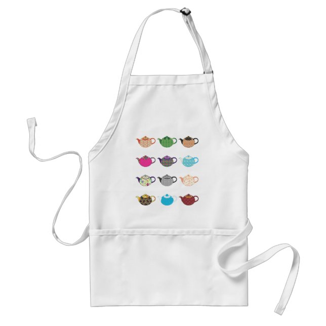 Delantal Tea Kettles multicolor (Frente)