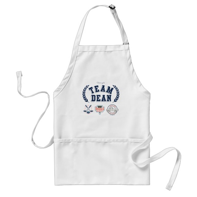 Delantal Team Dean Gilmore Girls Design (Frente)