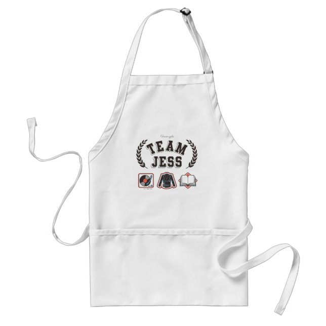 Delantal Team Jess Gilmore Girls Design (Frente)