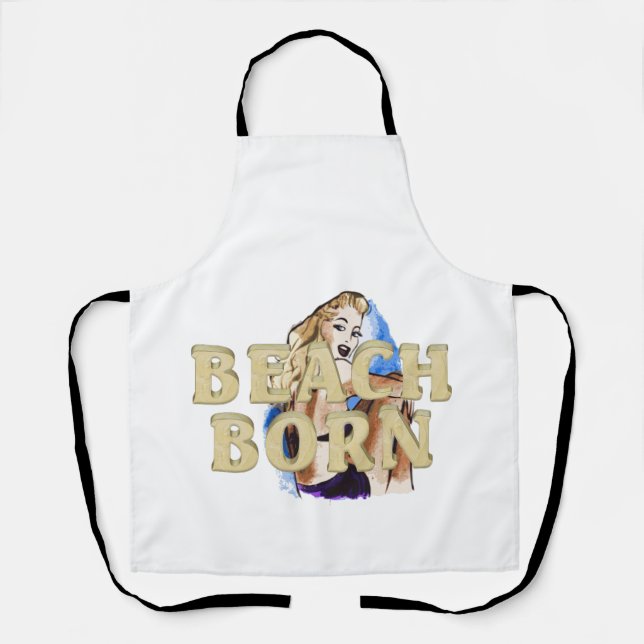 Delantal TEE Beach Born (Anverso)