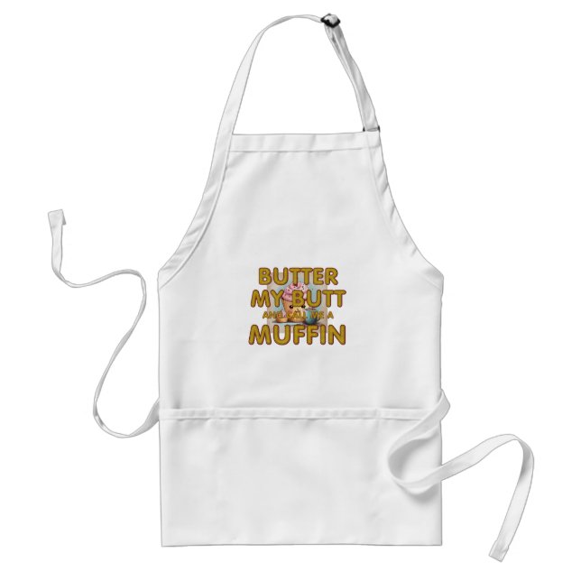 Delantal TEE me llama aprendices de muffin (Frente)